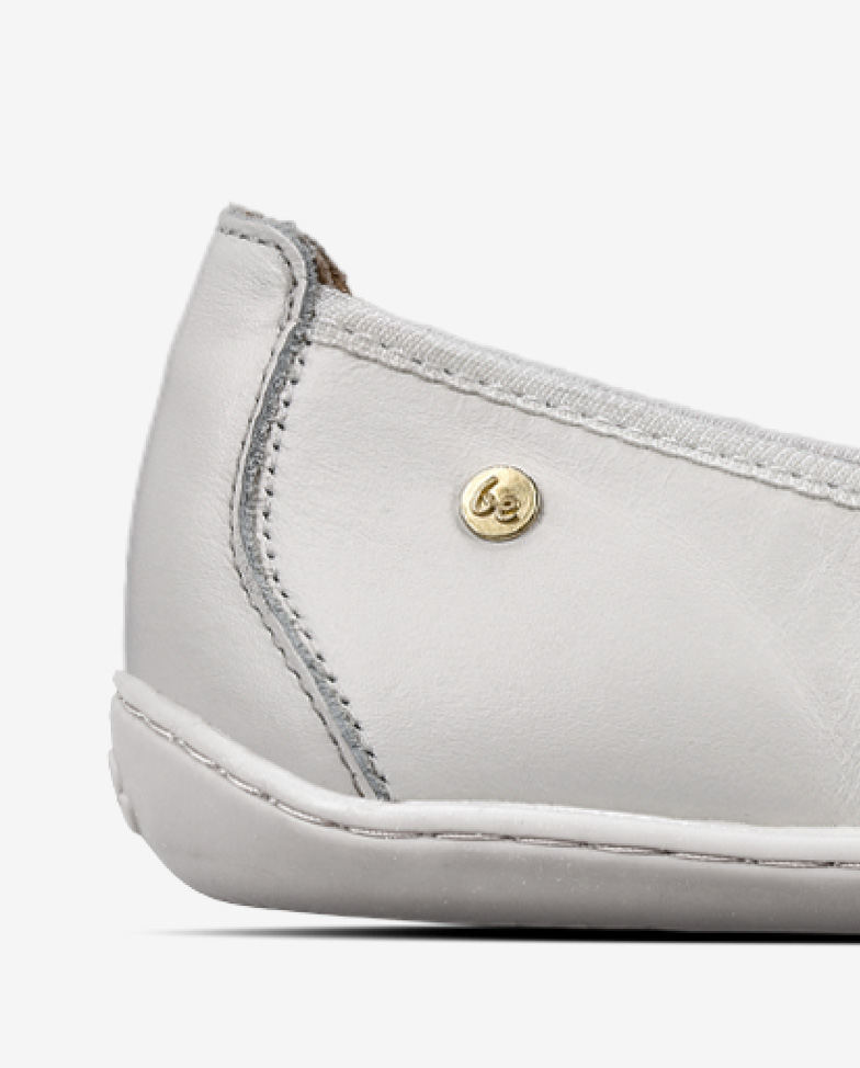 Be Lenka Sophelia - off white, barefoot ballet flats, heel detail