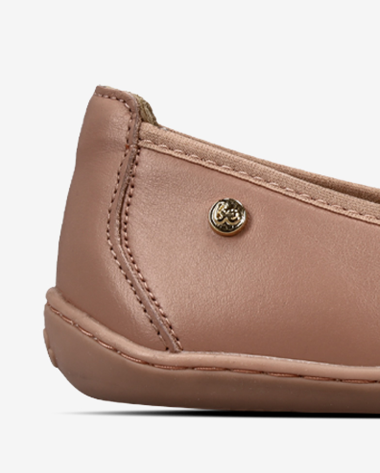 Be Lenka Sophelia - puderrosa, Barfuß-Ballerinas, Fersendetail