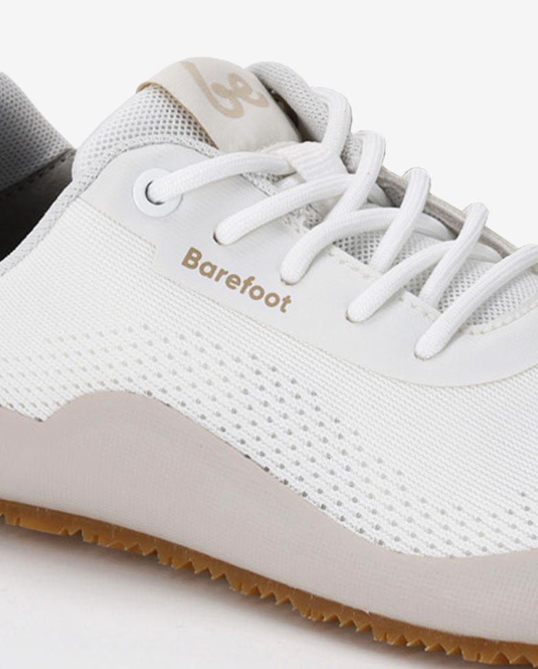 Be Lenka Trailair - Off White, barefoot shoes, lace detail