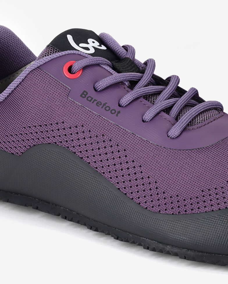 Be Lenka TrailAir - prugna, scarpe barefoot, dettaglio dei lacci