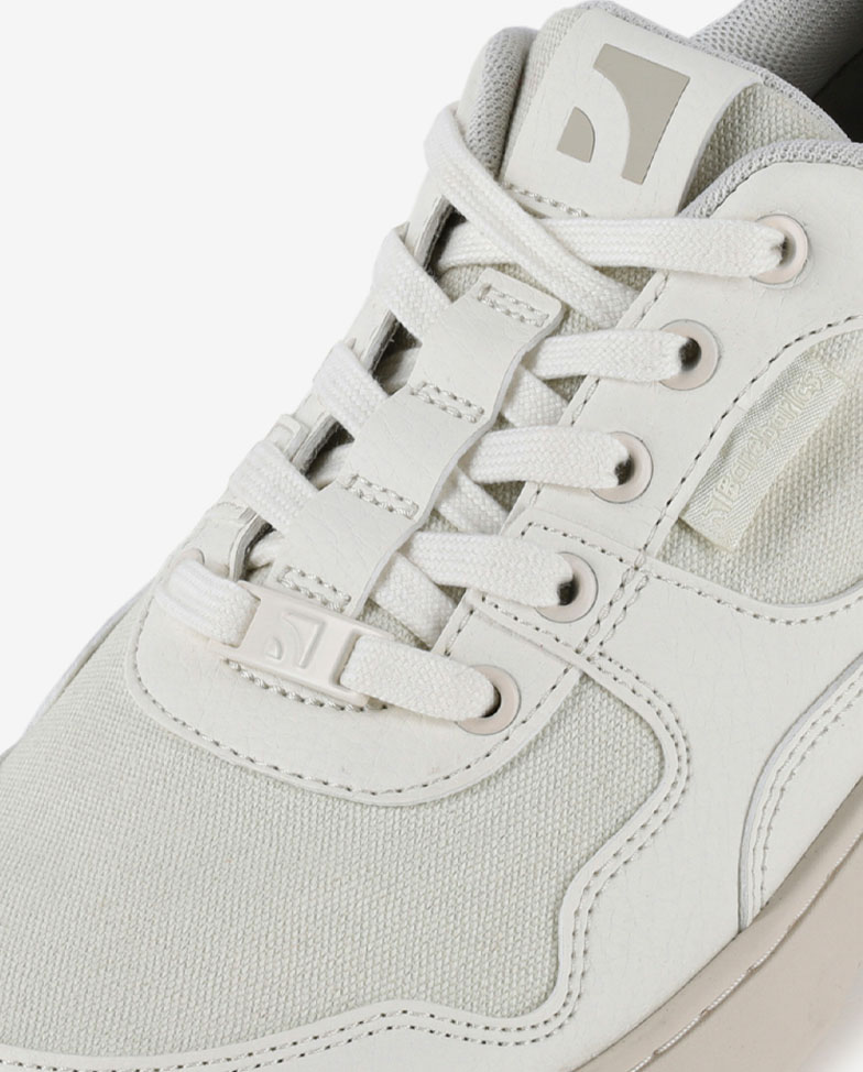 Barebarics Zing - off white, barefoot sneakers, lace detail