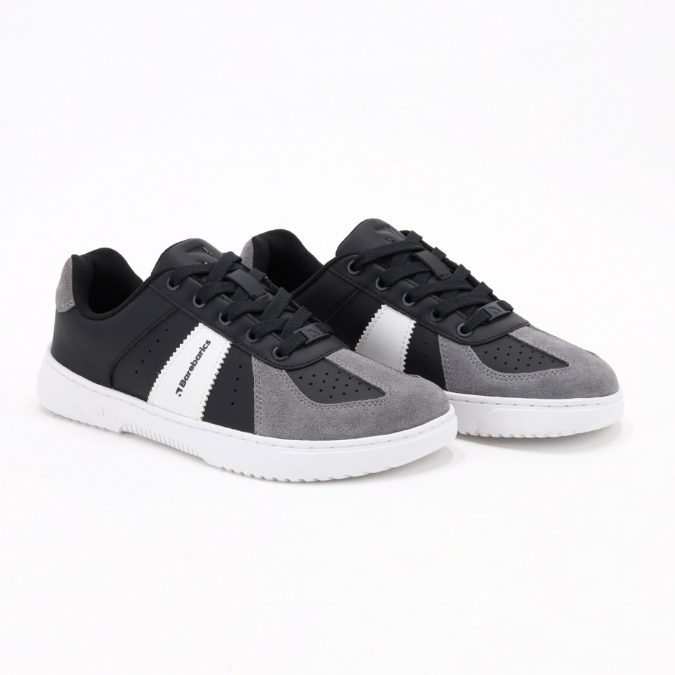 Barefoot Sneakers Barebarics Icara - Black & Dark Grey
