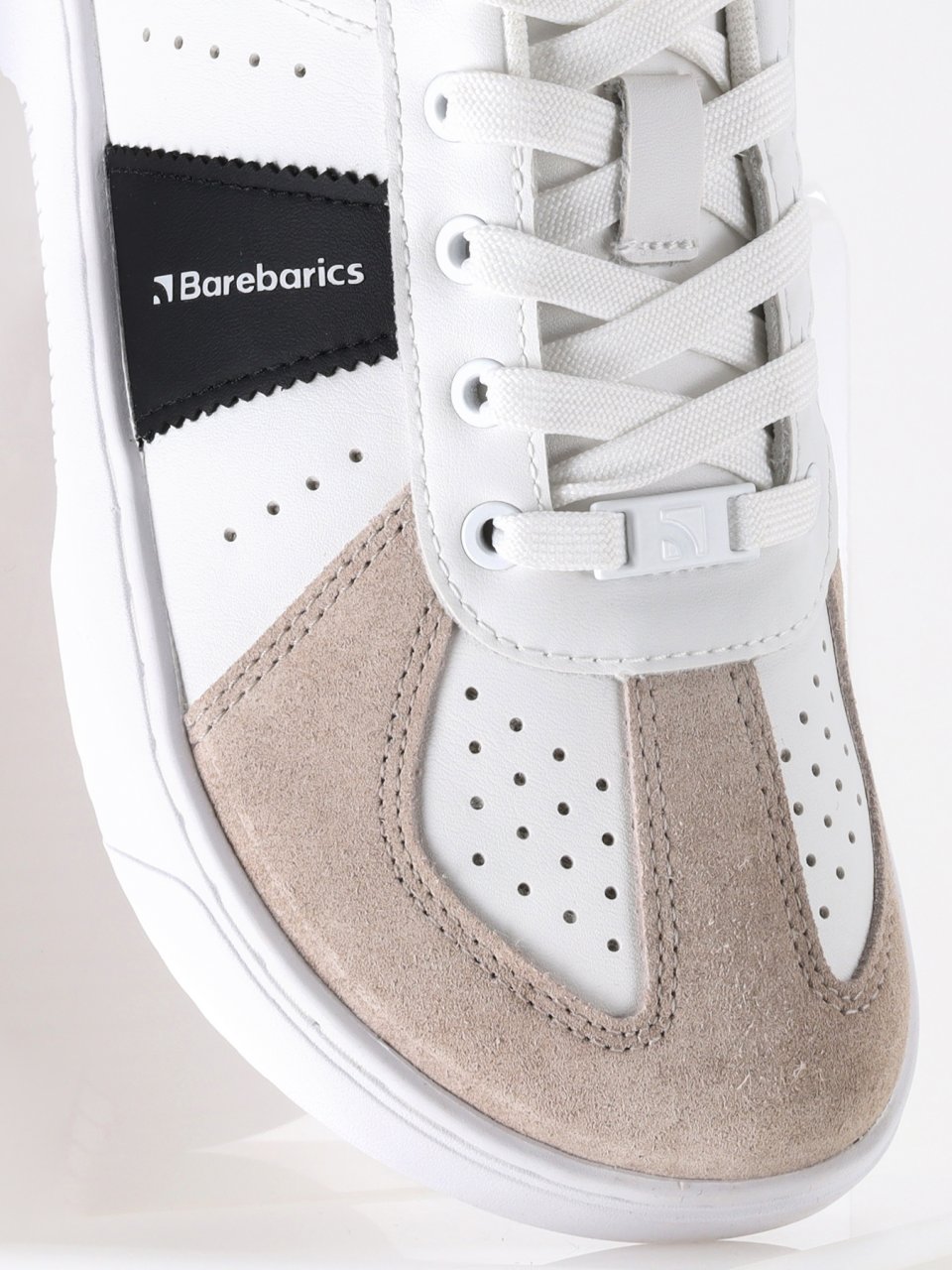 Barefoot Sneakers Barebarics Icara - White & Beige