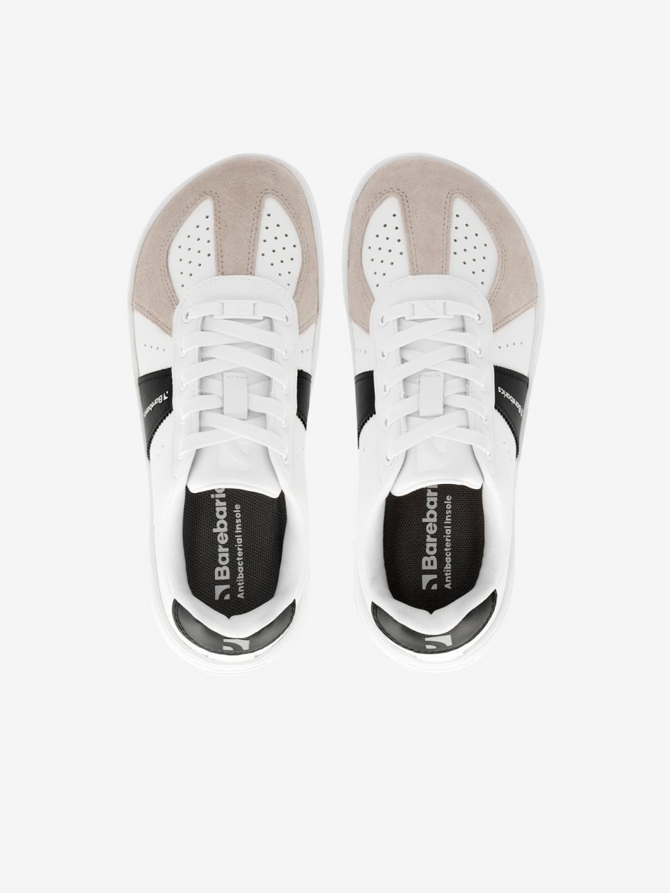 Barefoot Sneakers Barebarics Icara - White & Beige