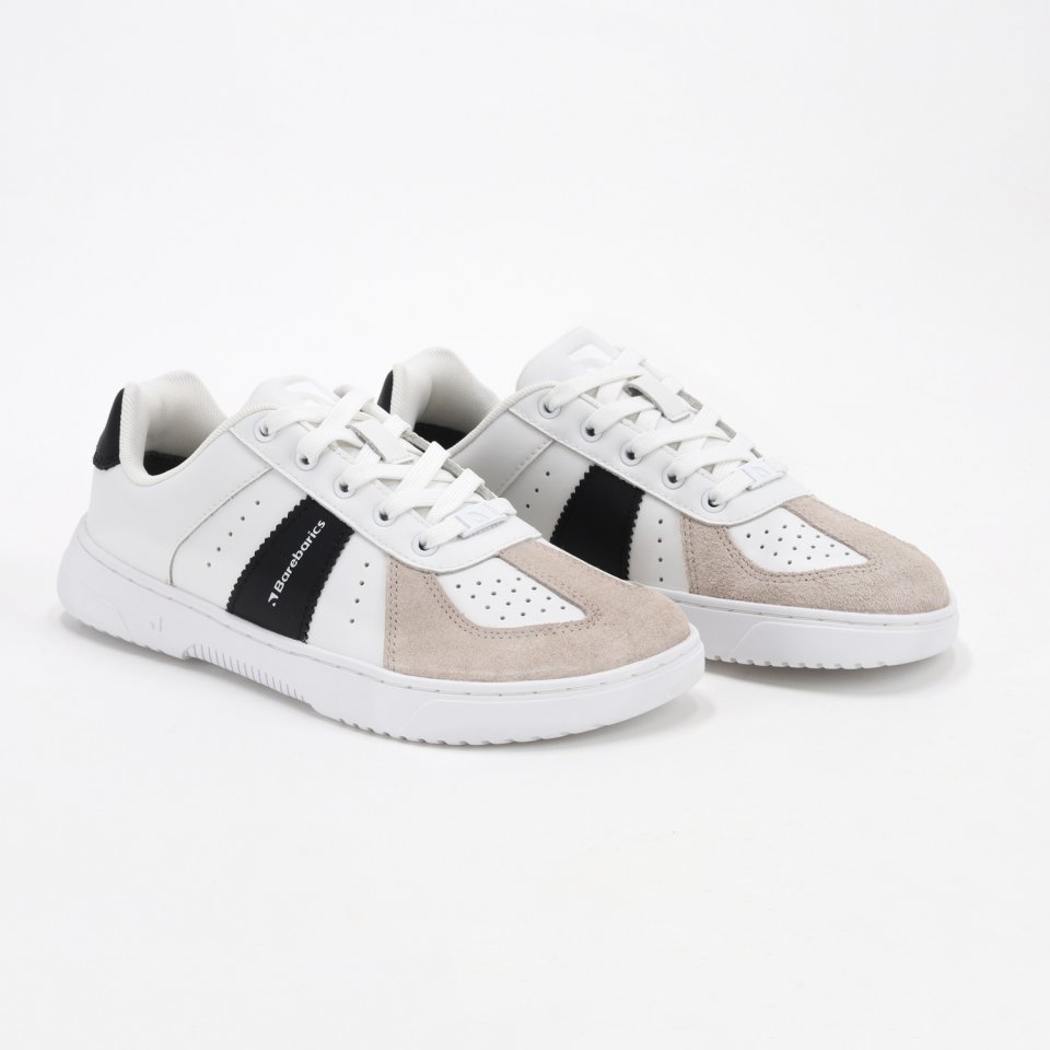 Barefoot Sneakers Barebarics Icara - White & Beige