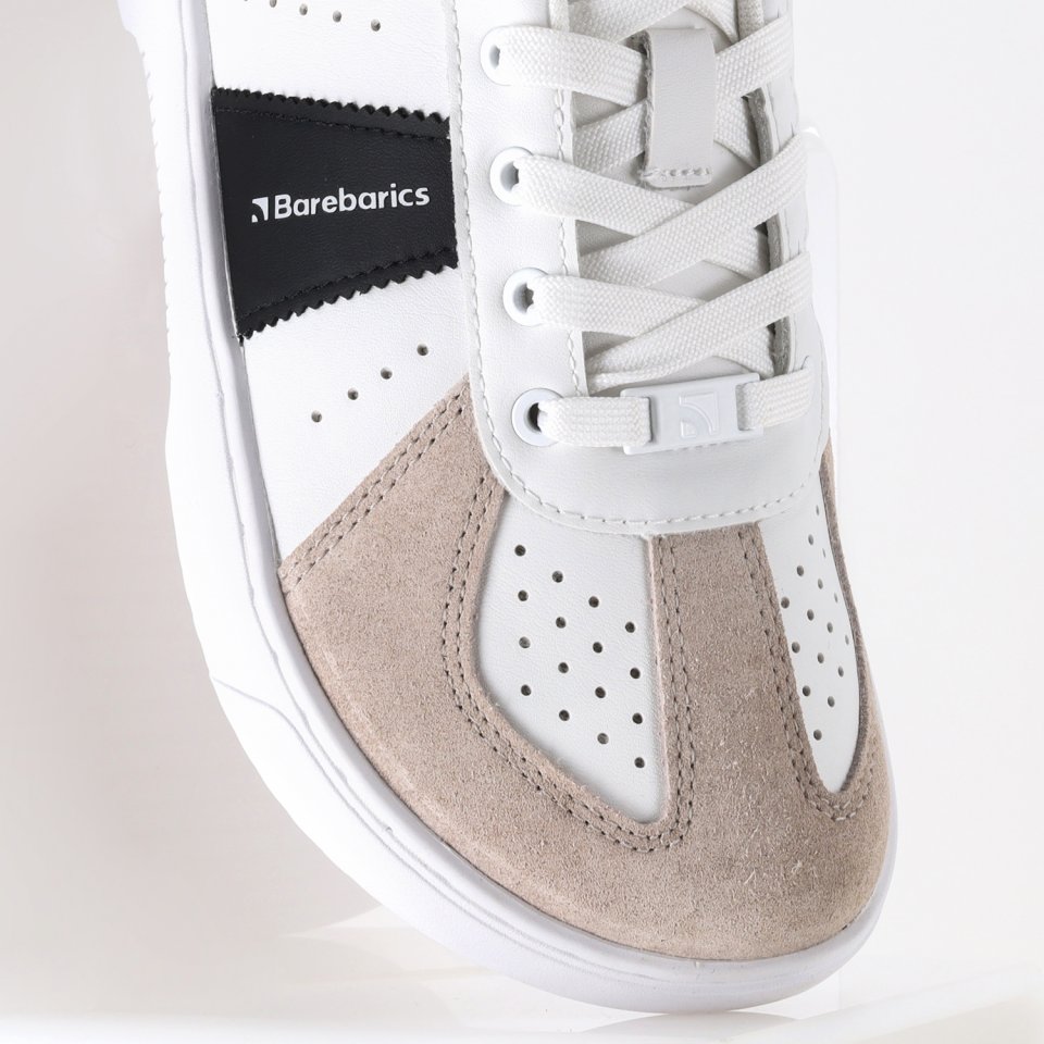Barefoot Sneakers Barebarics Icara - White & Beige