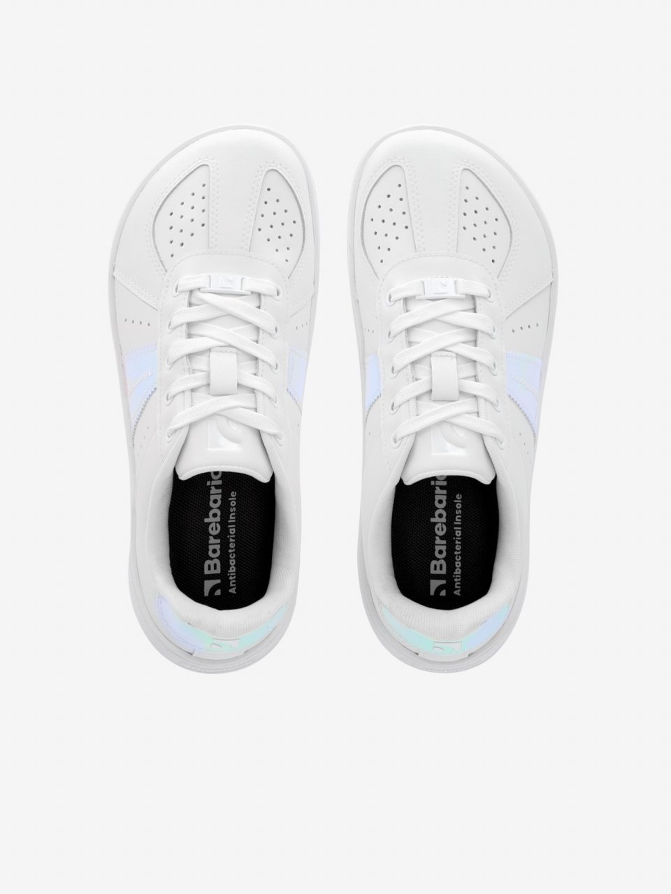 Barefoot Sneakers Barebarics Icara - White & Pastel Iridescent