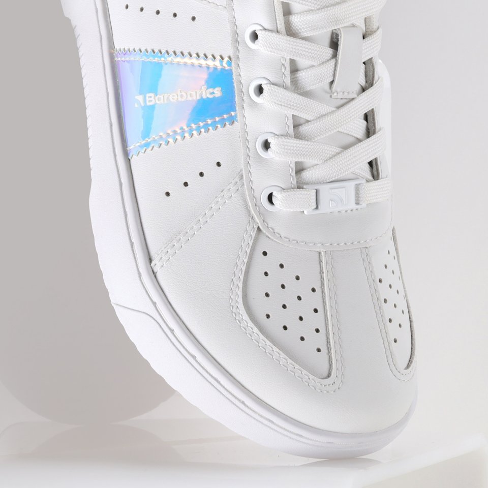 Barefoot Sneakers Barebarics Icara - White & Pastel Iridescent