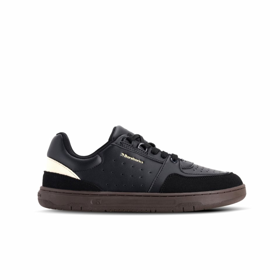 Barefoot Sneakers Barebarics Wave 2.0 - Black & Dark Brown