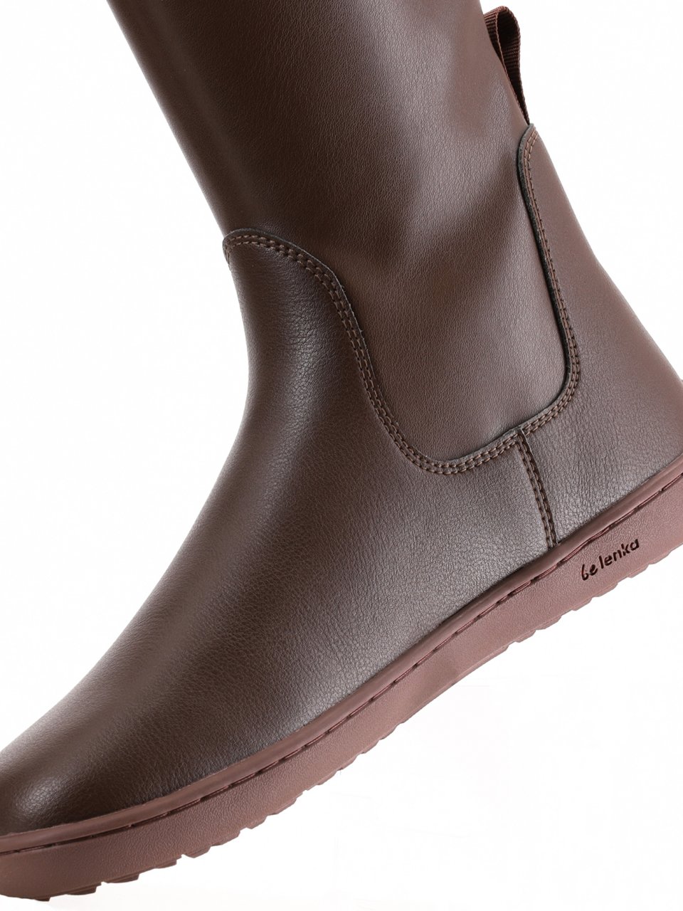 Barefoot kozačky Be Lenka Athena - Chocolate