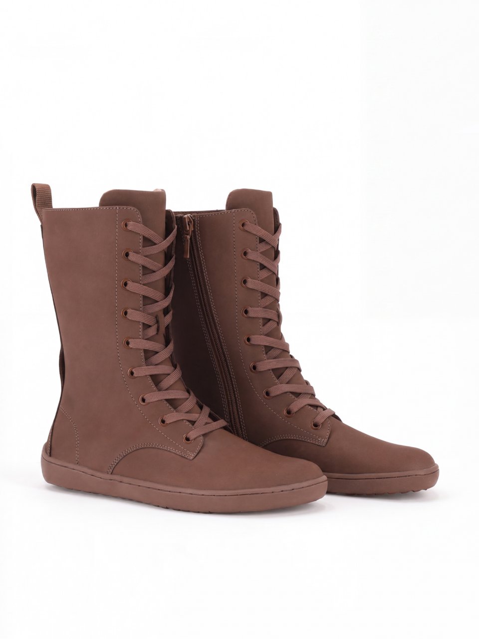 Kniehohe Barfußstiefel Be Lenka Evon - Dark Brown