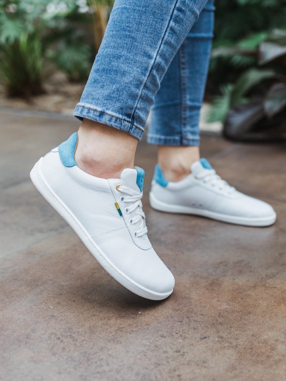 Barefoot Shoes - Be Lenka - Royale - White & Blue