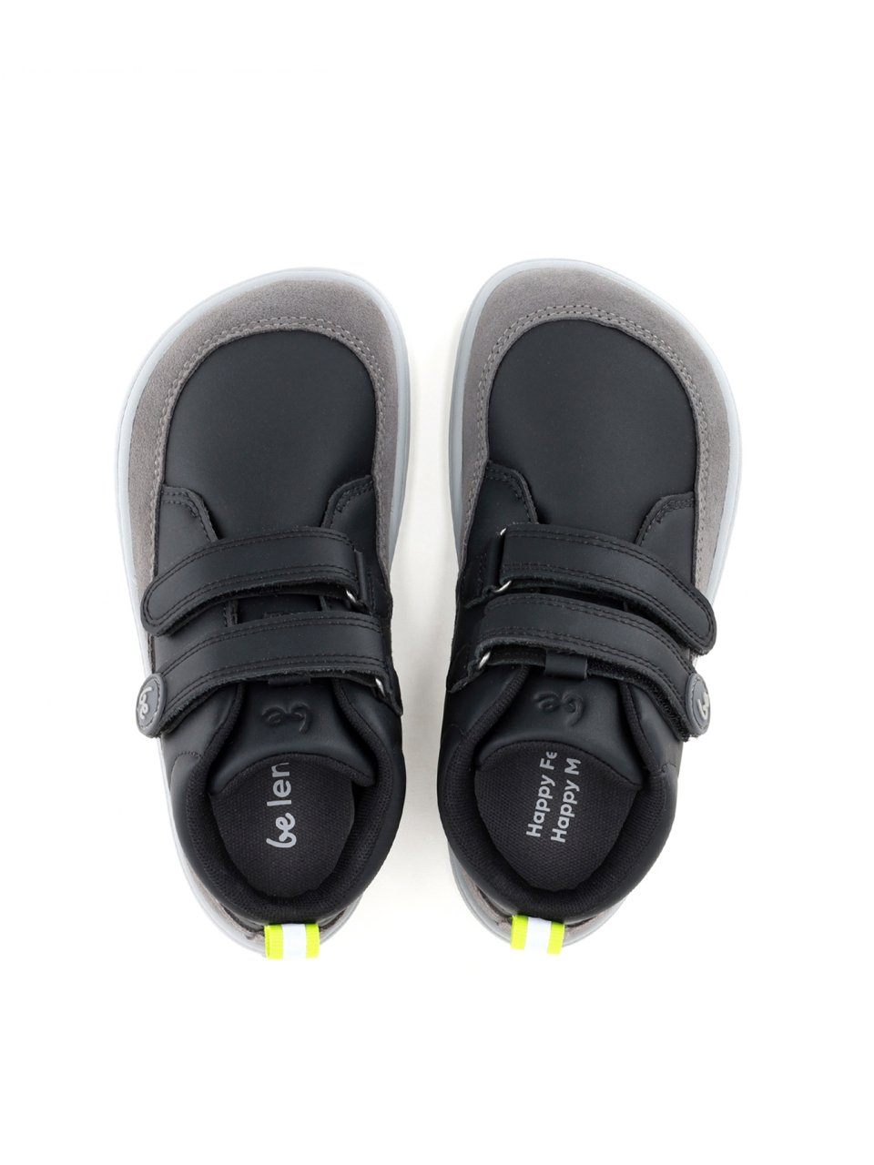 Kids barefoot shoes Be Lenka Elio Kids - Black & Grey