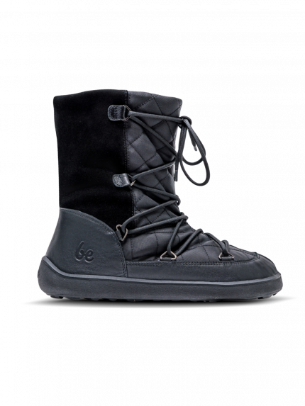 Winter Barefoot Boots Be Lenka Snowfox Woman - All Black