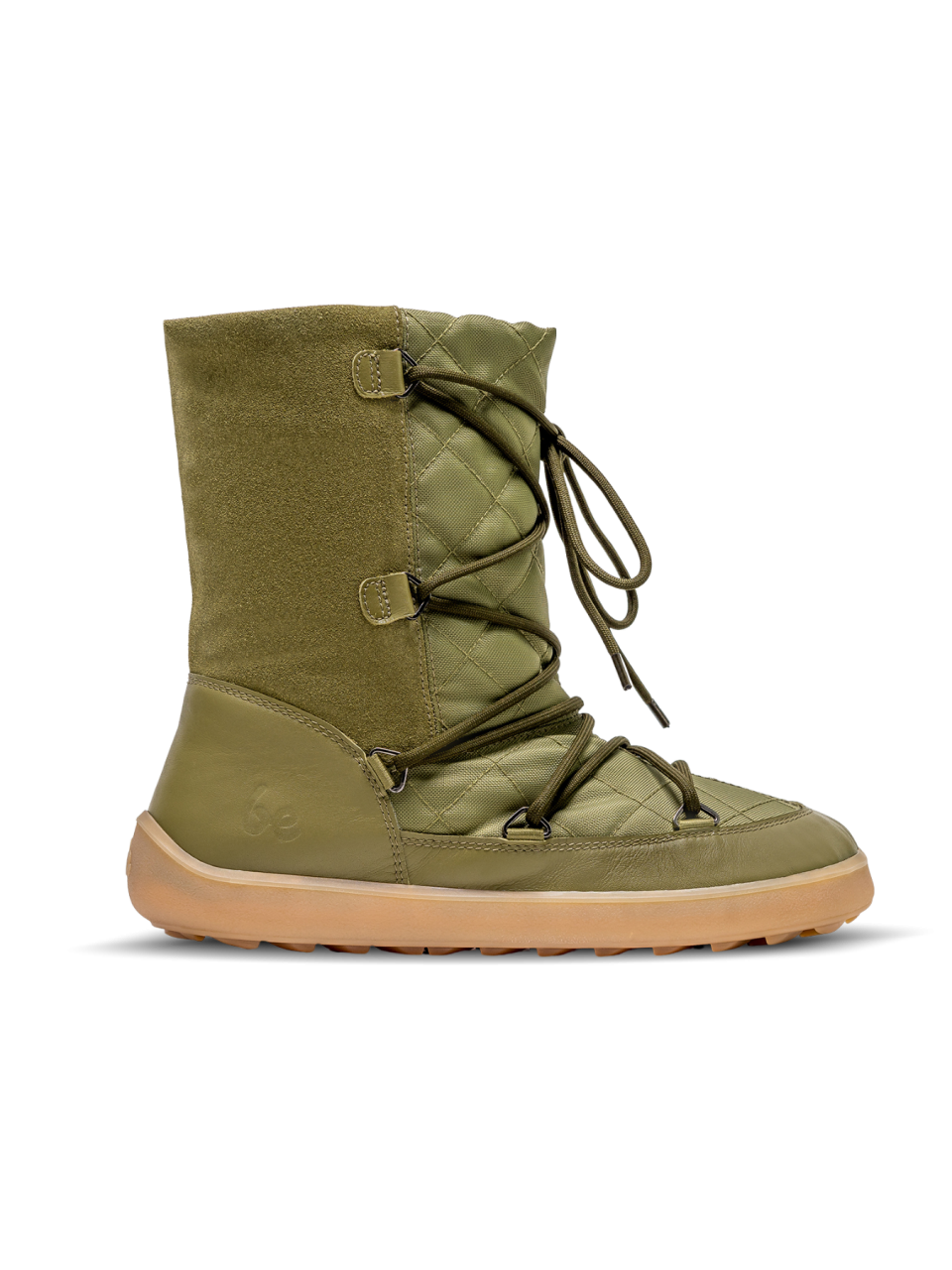 Winter Barefoot Boots Be Lenka Snowfox Woman - Army Green