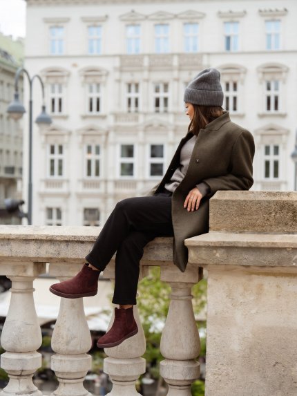 Barefoot Chelsea Boots Be Lenka Entice 3.0 - Burgundy