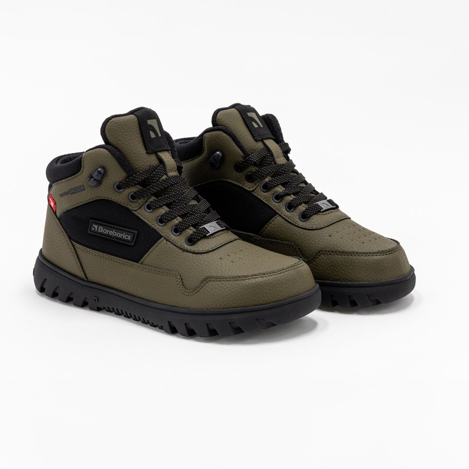 Zimní barefoot boty Barebarics UrbanEdge - Dark Olive