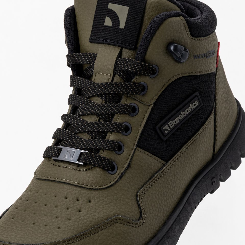 Zimní barefoot boty Barebarics UrbanEdge - Dark Olive