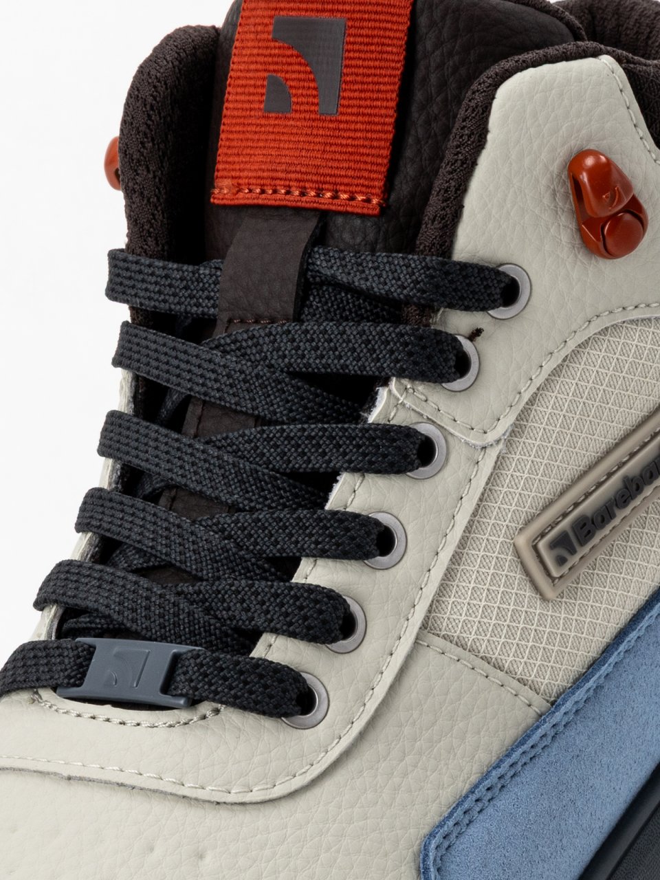 Winter Barefoot Boots Barebarics UrbanEdge - Light Blue & Sand