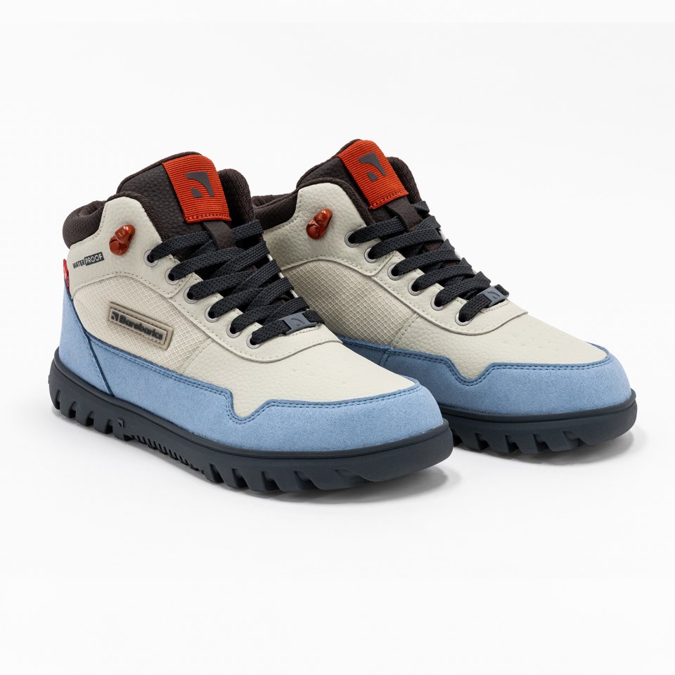 Zimní barefoot boty Barebarics UrbanEdge - Light Blue & Sand
