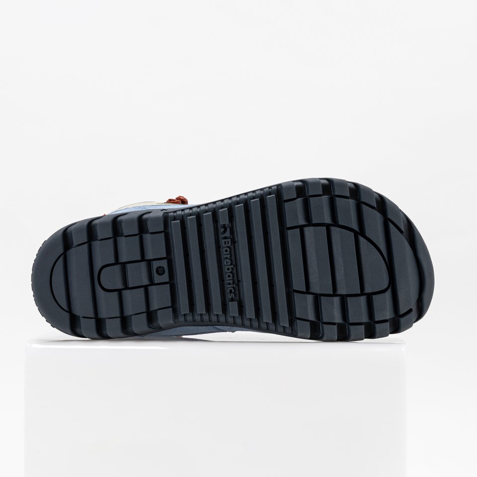 Zimní barefoot boty Barebarics UrbanEdge - Light Blue & Sand