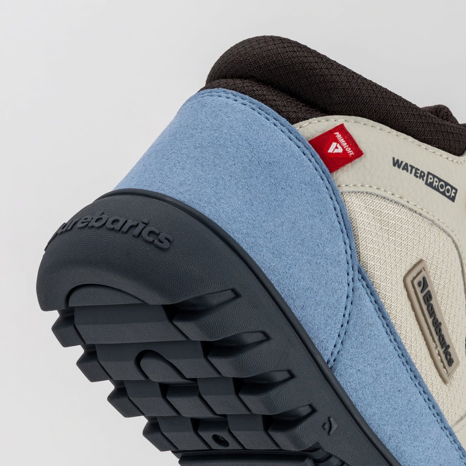 Zimní barefoot boty Barebarics UrbanEdge - Light Blue & Sand