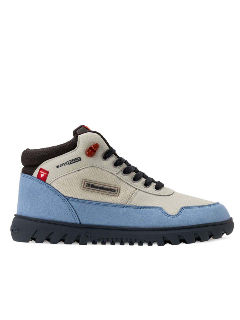 Winter Barefoot Boots Barebarics UrbanEdge - Light Blue & Sand