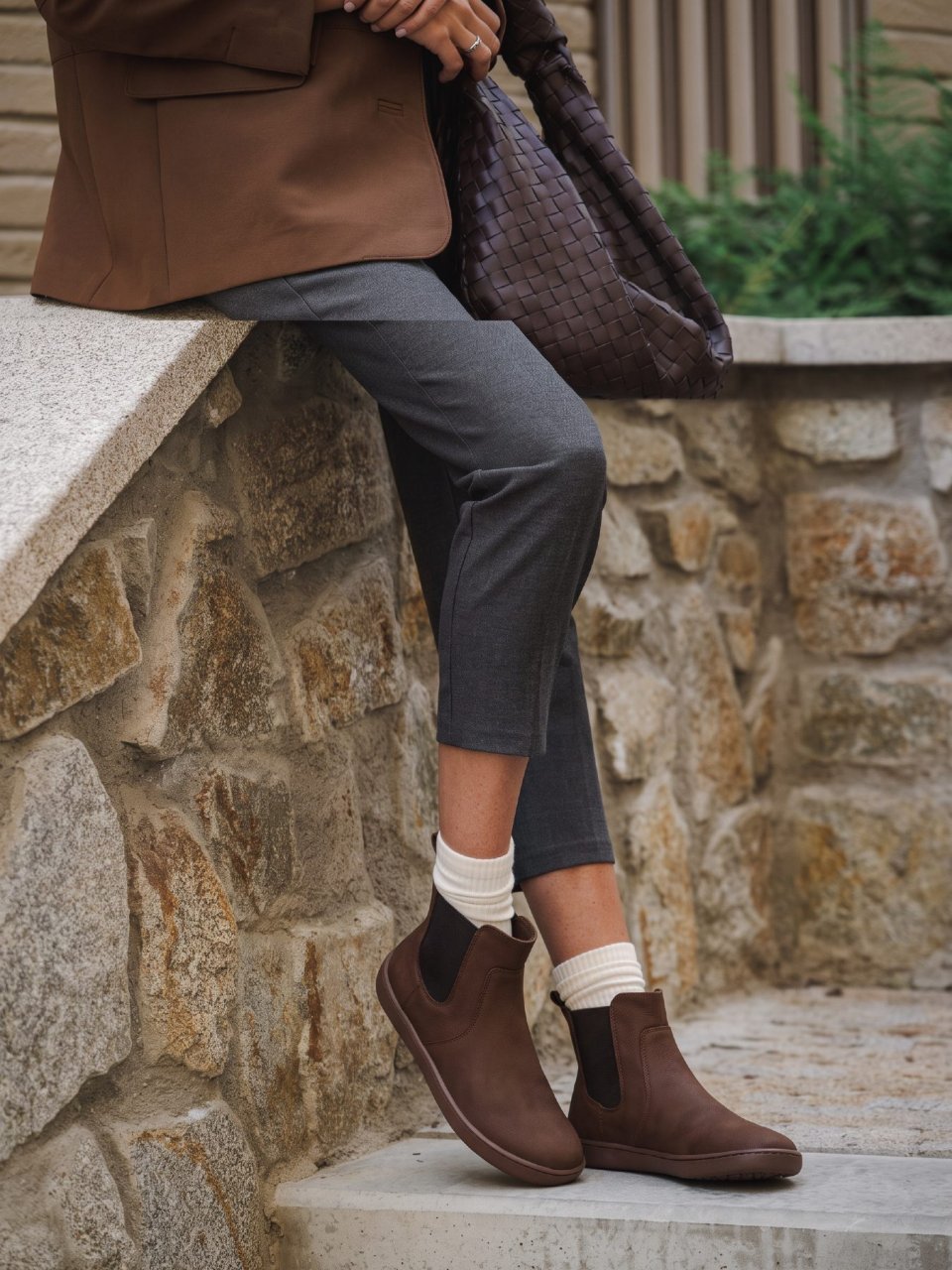 Barefoot Chelsea Boots Be Lenka Entice 3.0 Vegan - Brown
