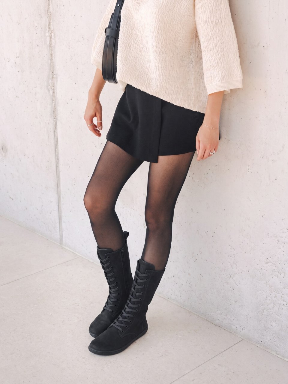 Kniehohe Barfußstiefel Be Lenka Evon - Black