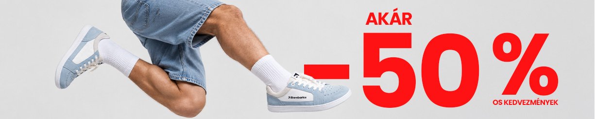 Kiárusítás - barefoot sneakerek akár -50% | Barebarics | Barebarics