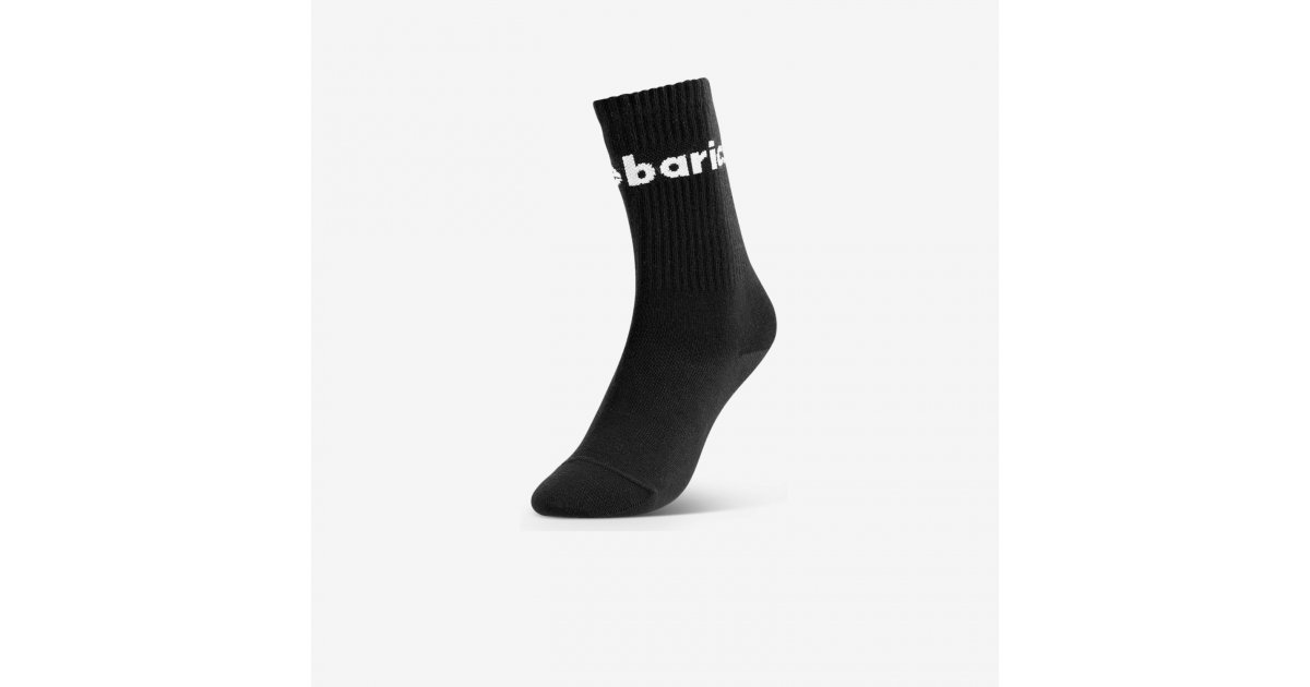 Barebarics Barebarics - Barefoot Socks - Crew - Black - Big logo - 3 pack photo 2