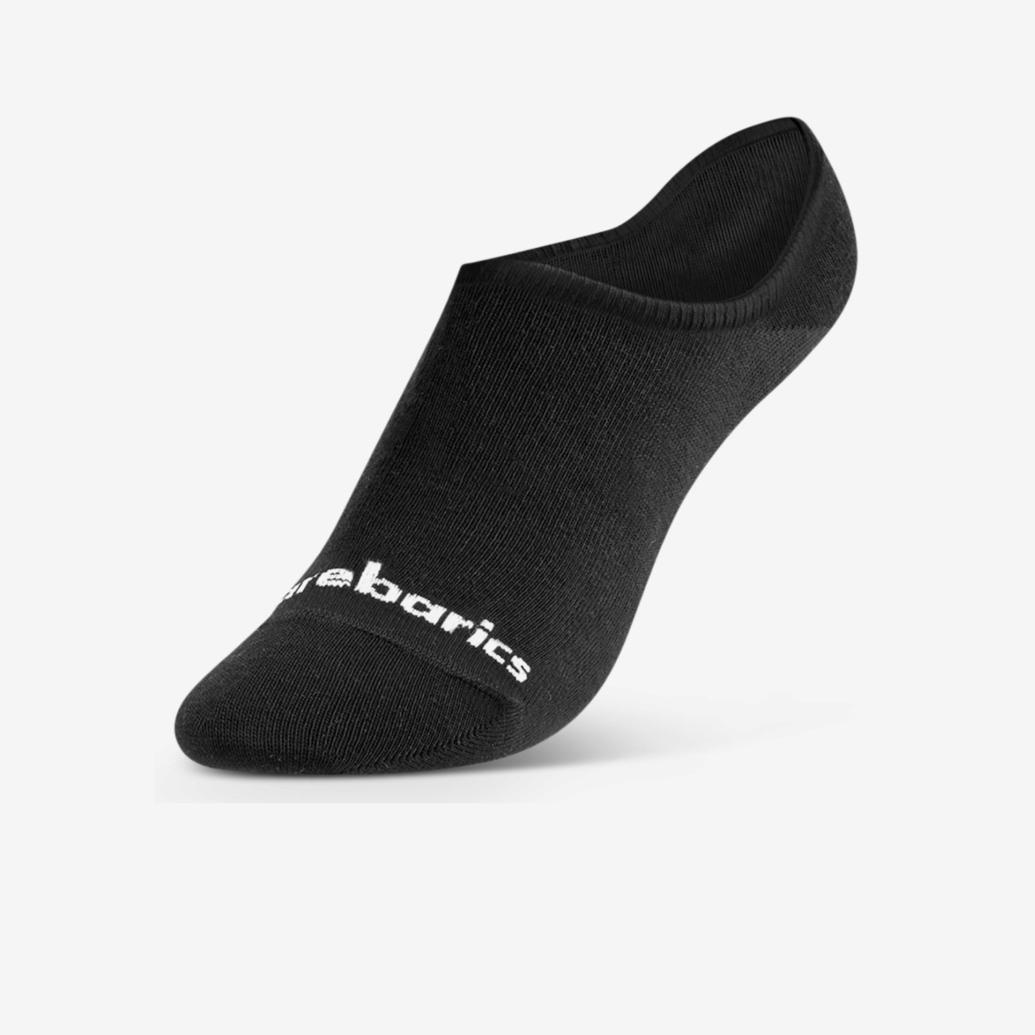 Barebarics Barebarics - Barefoot Socks - No-Show in Black and White, barefoot socks