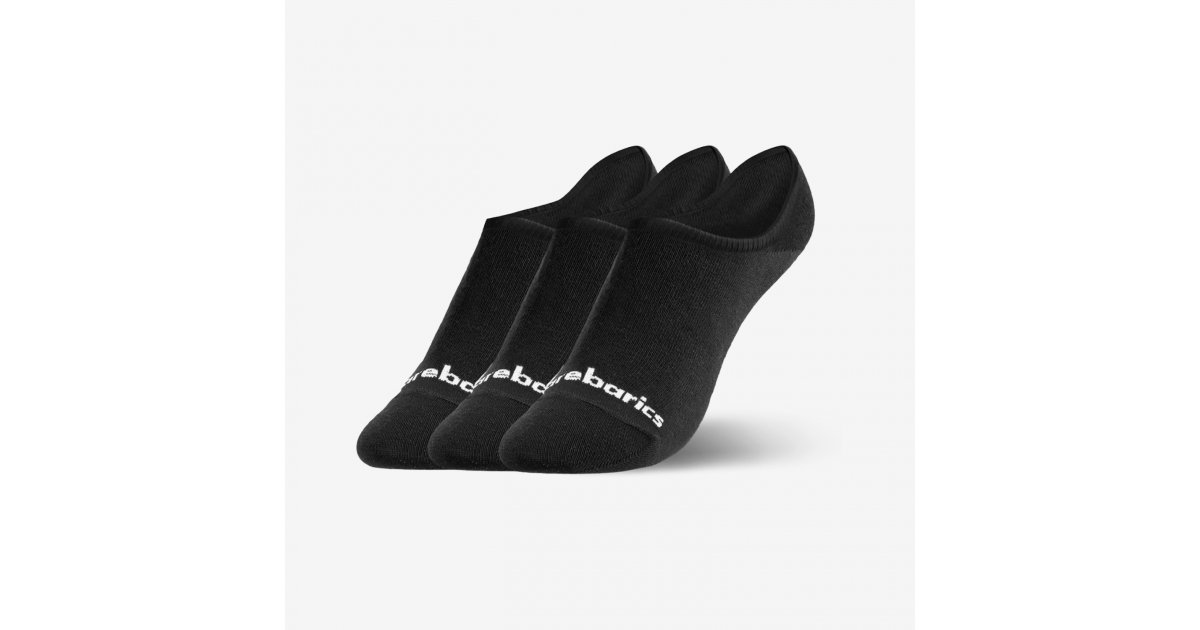 Barebarics Barebarics - Barefoot Socks - No-Show - Black - 3 pack photo 2