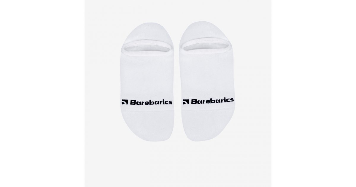 Barebarics Barebarics - Barefoot Socks - Low-cut - White - 3 pack photo 2