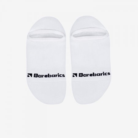Barebarics - Barefoot Ponožky - Low-cut - White - 3 pack