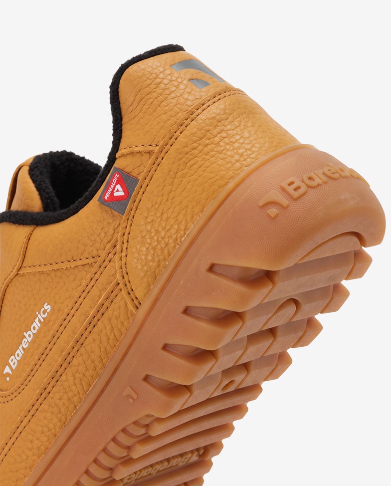 Barebarics Zing Frost - Light Caramel, barefoot sneakers, outsole detail