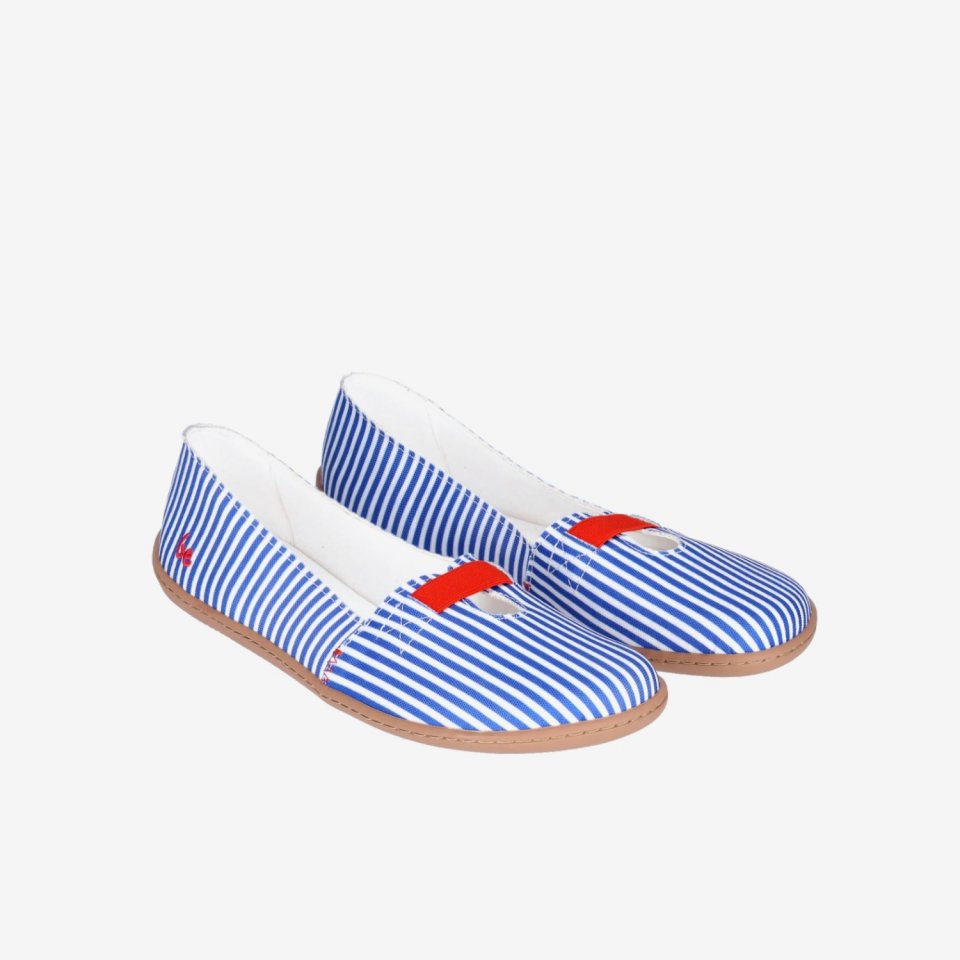 Barefoot balerina cipő Be Lenka Harmony - Blue Stripes