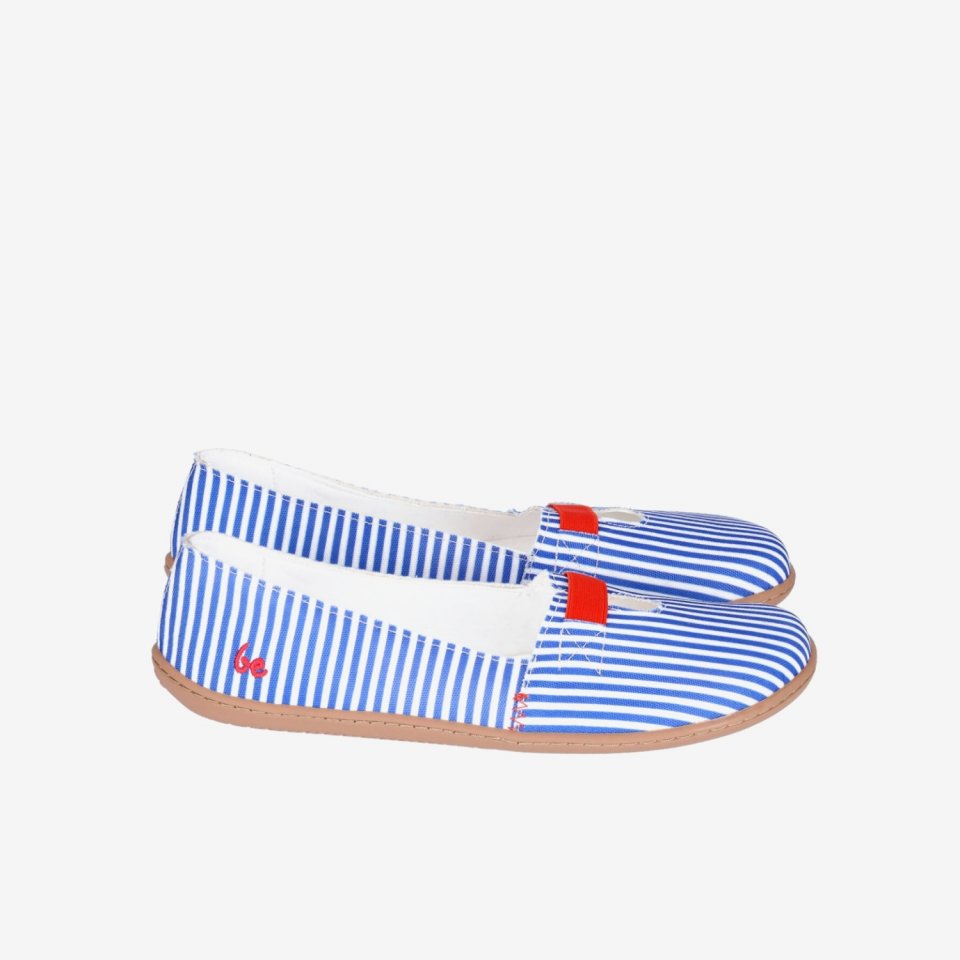 Barefoot balerina cipő Be Lenka Harmony - Blue Stripes
