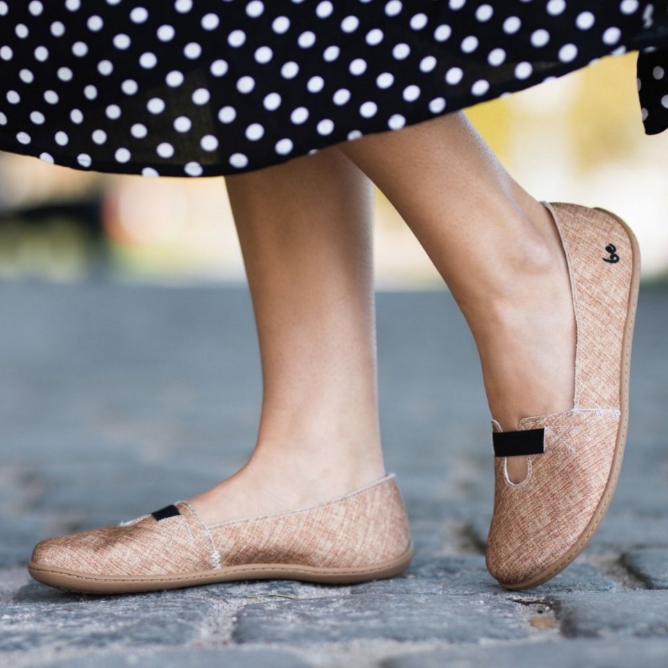 Barefoot balerina cipő Be Lenka Harmony - Jute Brown