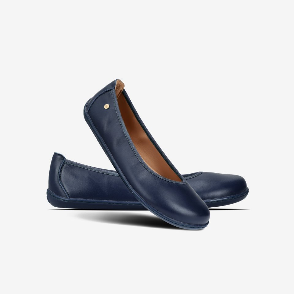 Barefoot balerynki Be Lenka Sophelia - Navy Blue