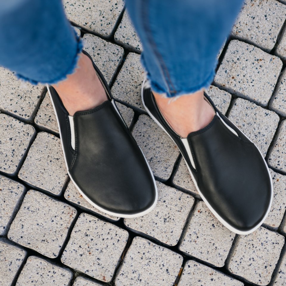 Barefoot Sneakers - Be Lenka Eazy Neo - Black & White