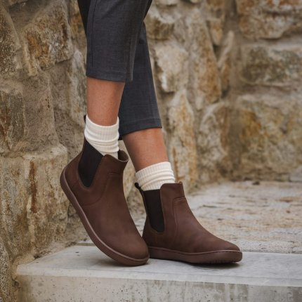 Barefoot Chelsea Boots Be Lenka Entice 3.0 Vegan - Brown
