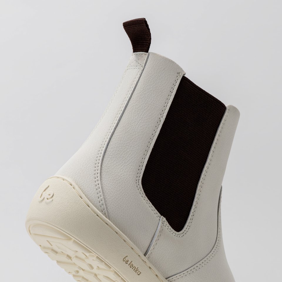 Barefoot Chelsea Boots Be Lenka Entice 3.0 Vegan - Off-White