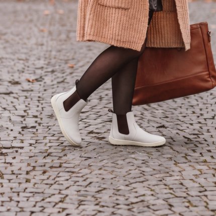 Barefoot Chelsea Boots Be Lenka Entice 3.0 Vegan - Off-White