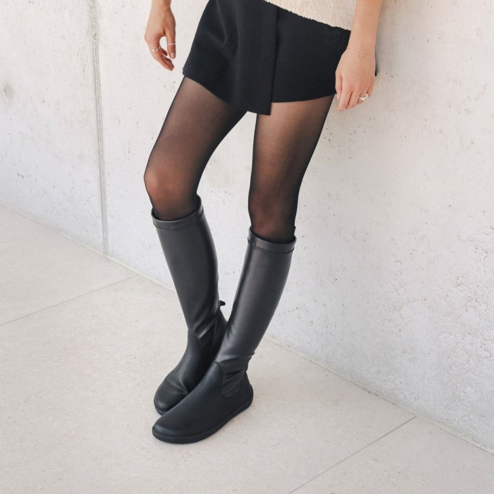 Barefoot Long Boots Be Lenka Athena - Black