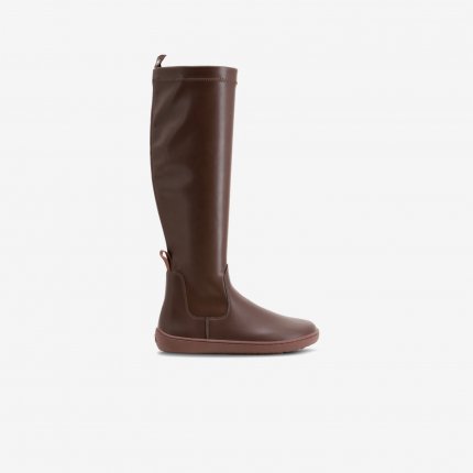 Kniehohe Barfußstiefel Be Lenka Athena - Chocolate