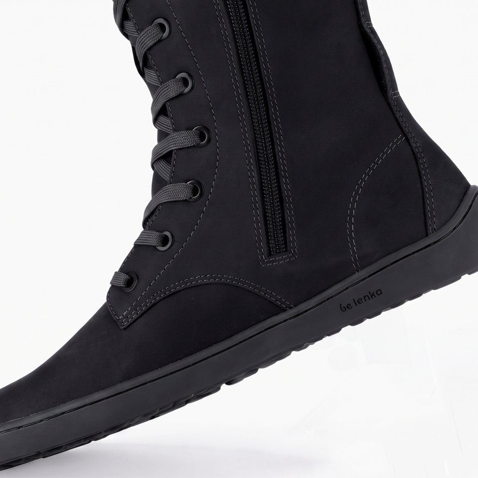 Kniehohe Barfußstiefel Be Lenka Evon - Black