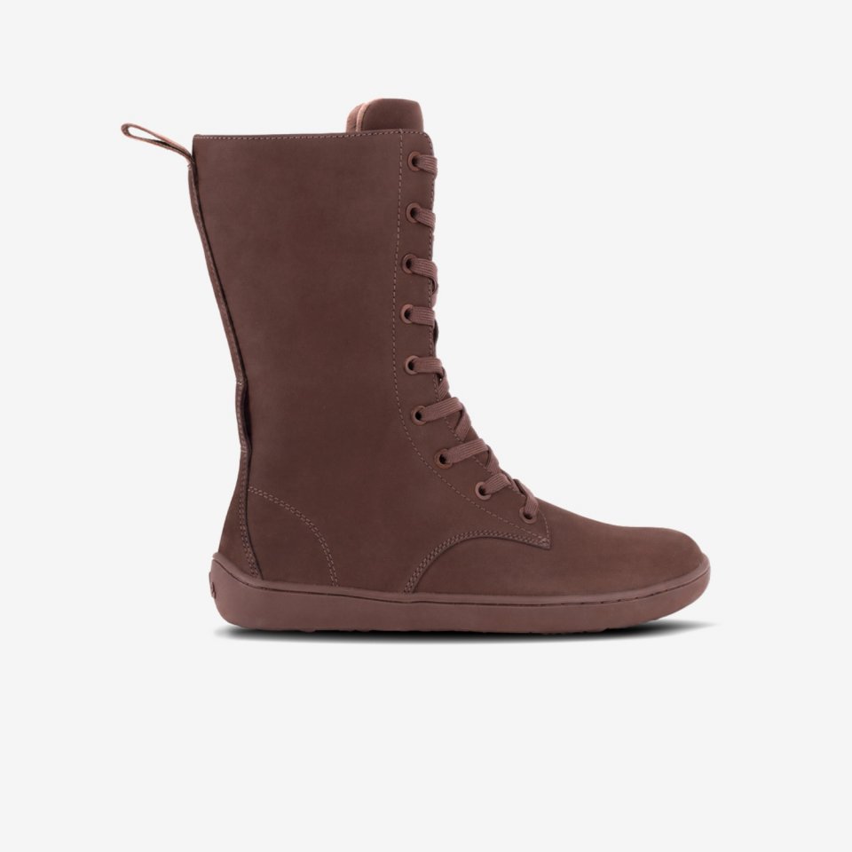 Kniehohe Barfußstiefel Be Lenka Evon - Dark Brown