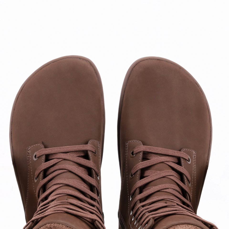 Kniehohe Barfußstiefel Be Lenka Evon - Dark Brown