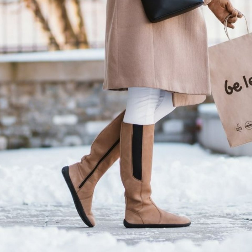 Barefoot long boots Be Lenka Sierra - Light Brown